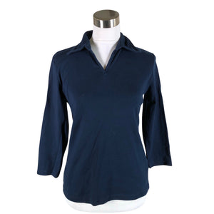 Unisex Marat - Trikotaažist pluus, suurus 40 - Sinine (1)