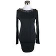 Unisex Northland - Trikotaažist kleit, suurus 40 - Must ()
