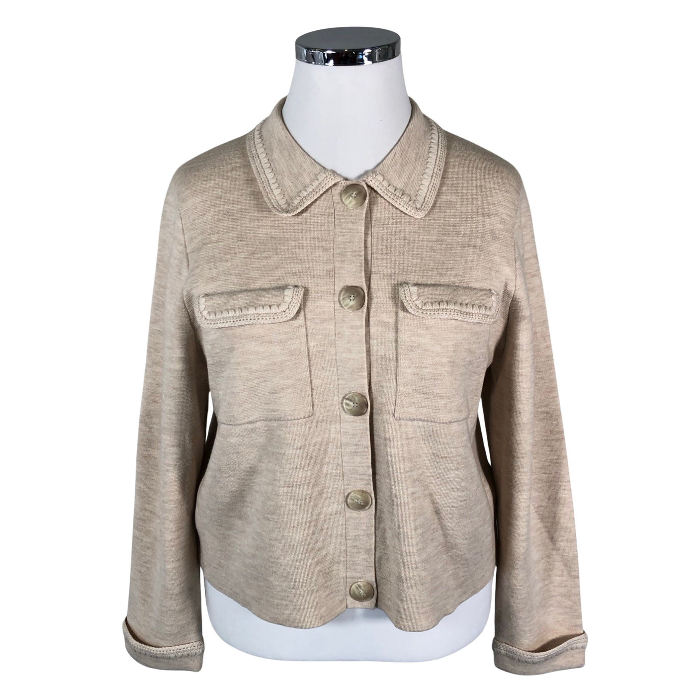 Unisex La Maille Sezane - Kardigan, suurus 44 - Beige (1)