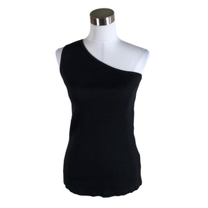 Unisex Kaffe - Trikotaažist topp, suurus 40 - Must (1)