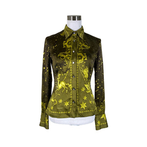 Unisex Versace - Pluus, suurus 38 - Roheline (1)
