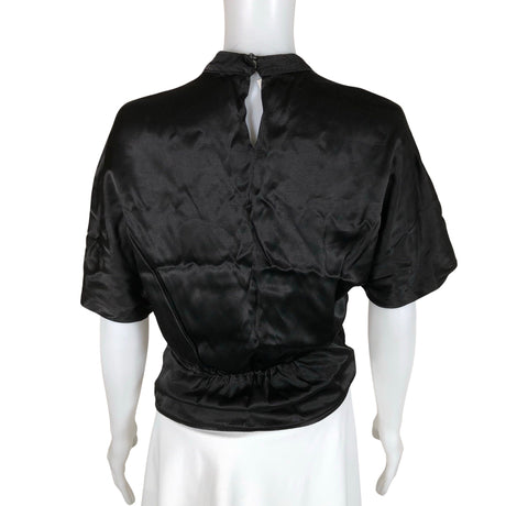 Unisex Ivo Nikkolo - Lühikeste käistega pluus, suurus 34 - Must (2)