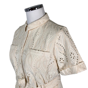 Unisex Sézane - Mitteveniv kleit, suurus 44 - Beige (3)