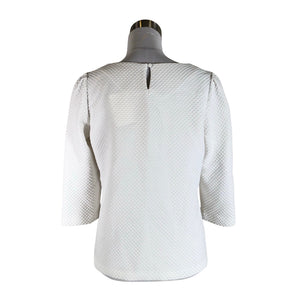 Unisex 1.2.3 Paris - Trikotaažist pluus, suurus 36 - Valge (2)