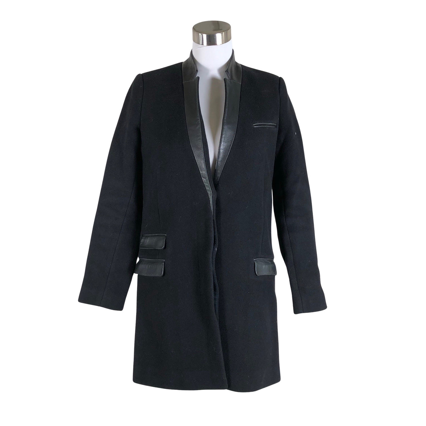 Unisex The Kooples - Villane mantel, suurus 36 - Must (1)