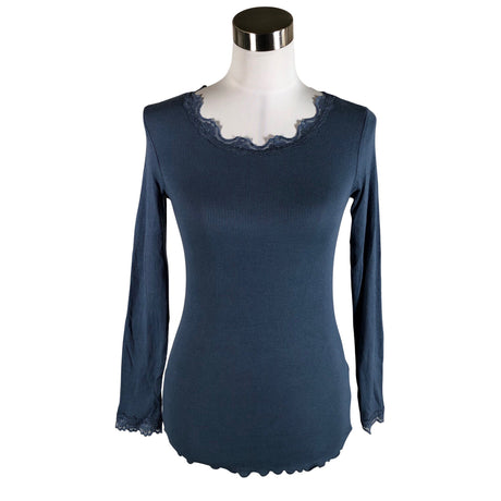 Unisex Fransa - Trikotaažist pluus, suurus 36 - Sinine ()