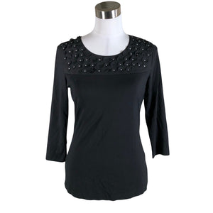 Unisex Gerry Weber - Trikotaažist pluus, suurus 38 - Must (1)