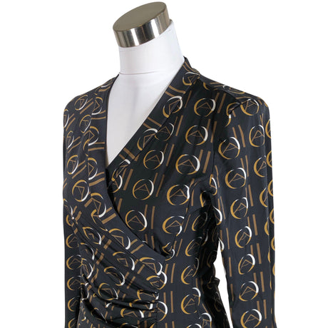 Unisex Andiata - Trikotaažist kleit, suurus 38 - Must (2)