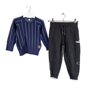 Unisex Blaa - Dressikangast pluus, suurus 98 - 104 - Sinine (1)