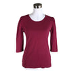 Unisex NOSH - Trikotaažist pluus, suurus 34 - Veinipunane ()