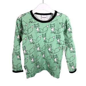 Unisex Metsola - Trikotaažist pluus, suurus 110 - 116 - Roheline (1)