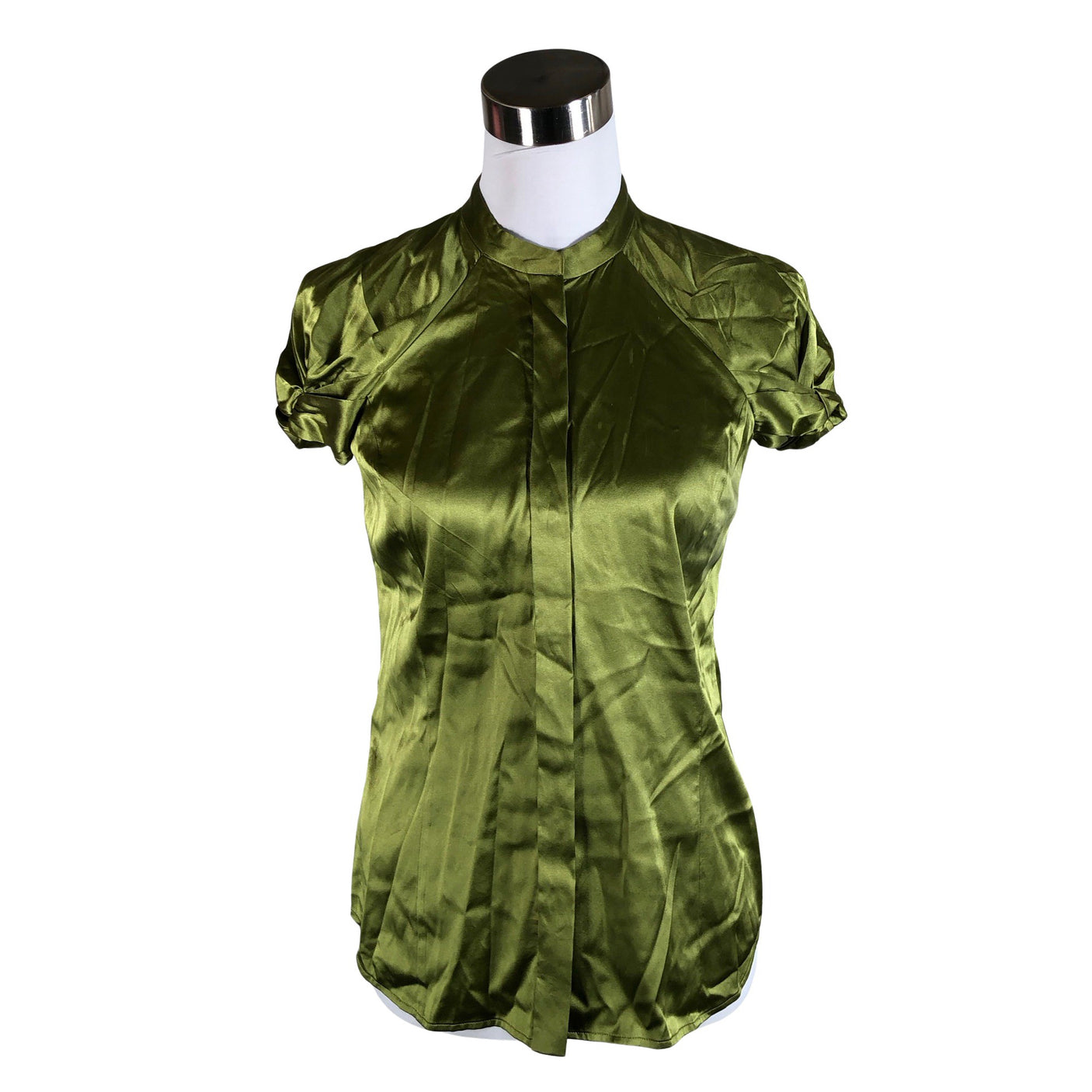 Unisex Hugo Boss - Lühikeste käistega pluus, suurus 34 - Roheline (1)
