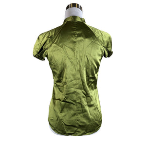 Unisex Hugo Boss - Lühikeste käistega pluus, suurus 34 - Roheline (3)