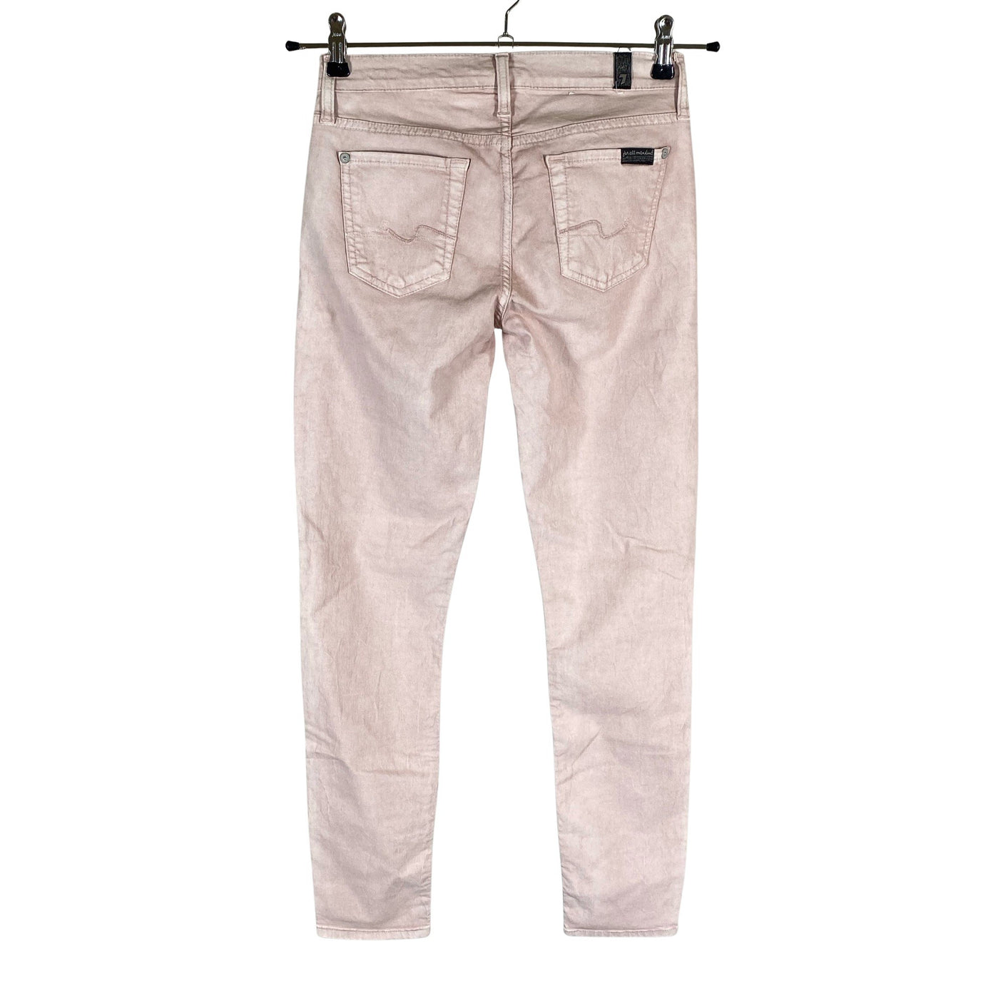 Unisex 7 for all mankind - Teksad, suurus W26 - Heleroosa (2)