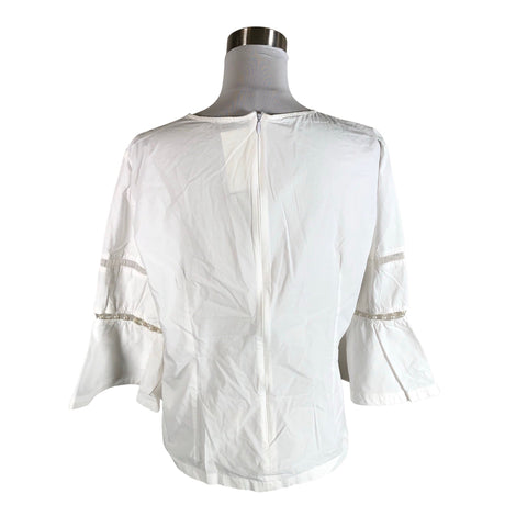 Unisex Sisley - Pluus, suurus 40 - Valge (2)