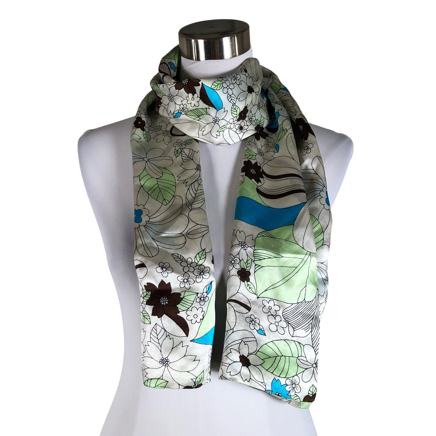 Unisex Printemps - Õhuke sall, suurus Midi - Hall (1)