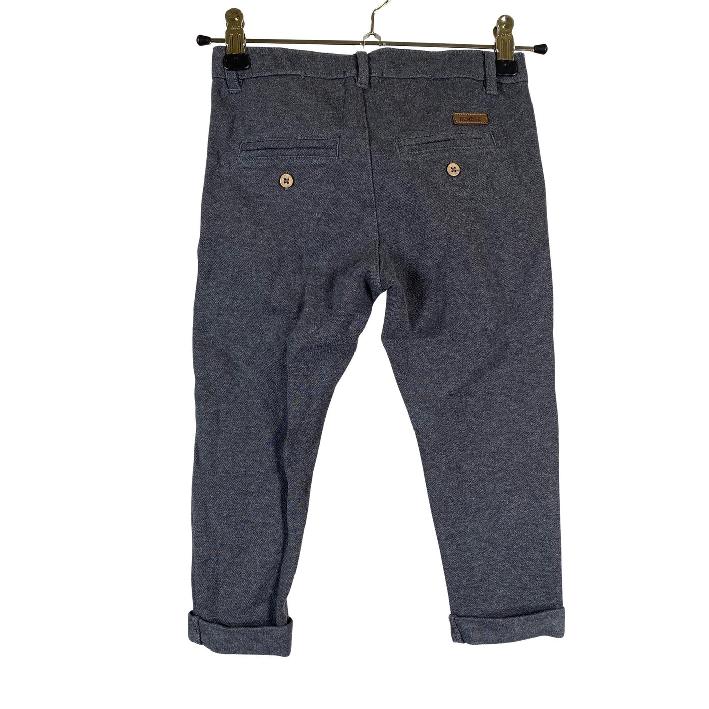Unisex Newbie - Trikotaažist püksid, suurus 92 - 98 - Hall (2)