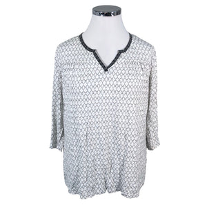 Unisex Noom - Trikotaažist pluus, suurus 46 - Valge (1)