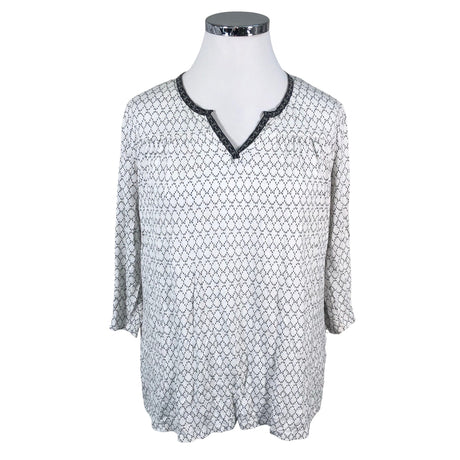 Unisex Noom - Trikotaažist pluus, suurus 46 - Valge ()