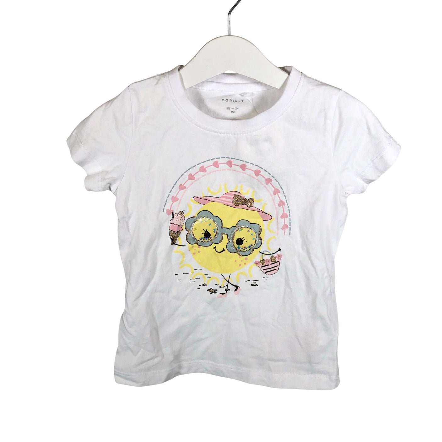 Unisex Name It - T-särk, suurus 86 - 92 - Valge (1)