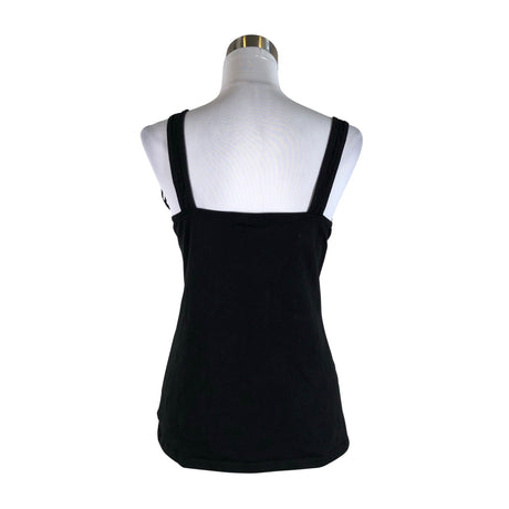 Unisex Zeze - Trikotaažist topp, suurus 40 - Must (2)