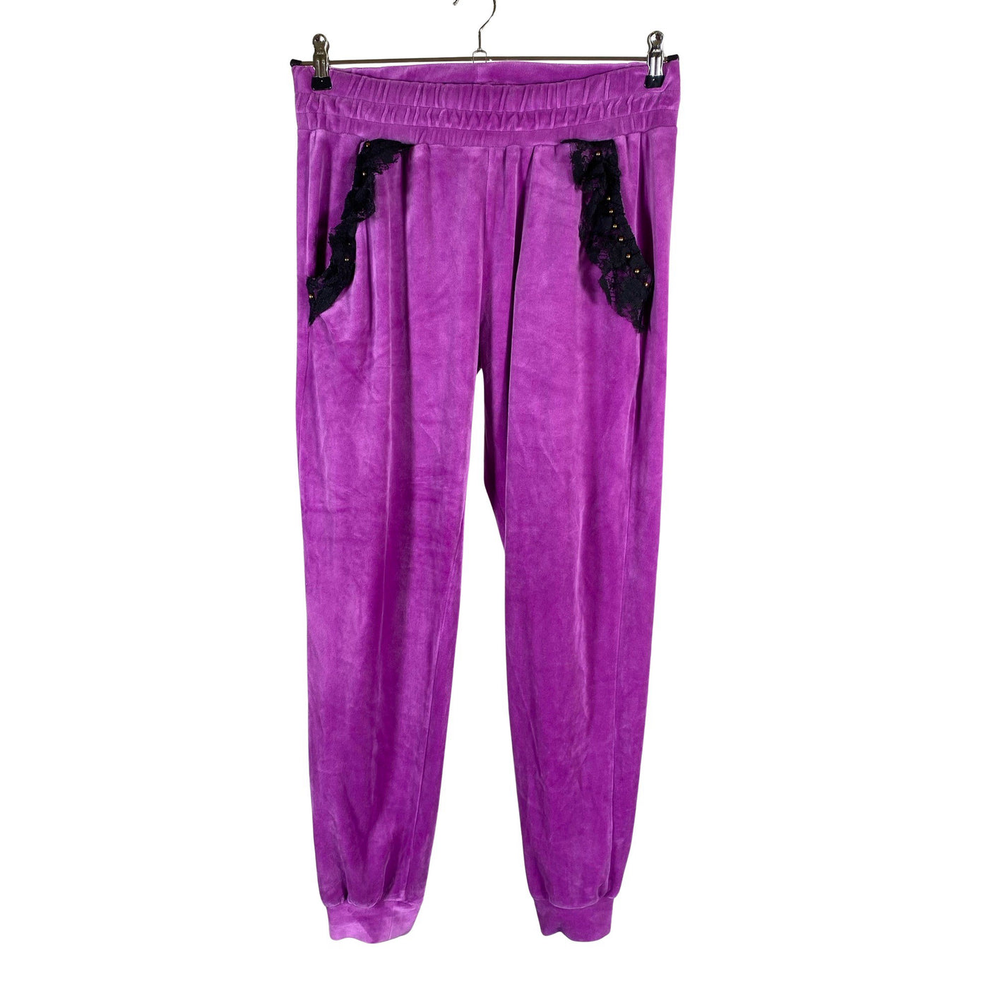 Unisex Paparazzi Fashion - Trikotaažist püksid, suurus 40 - Lilla (1)