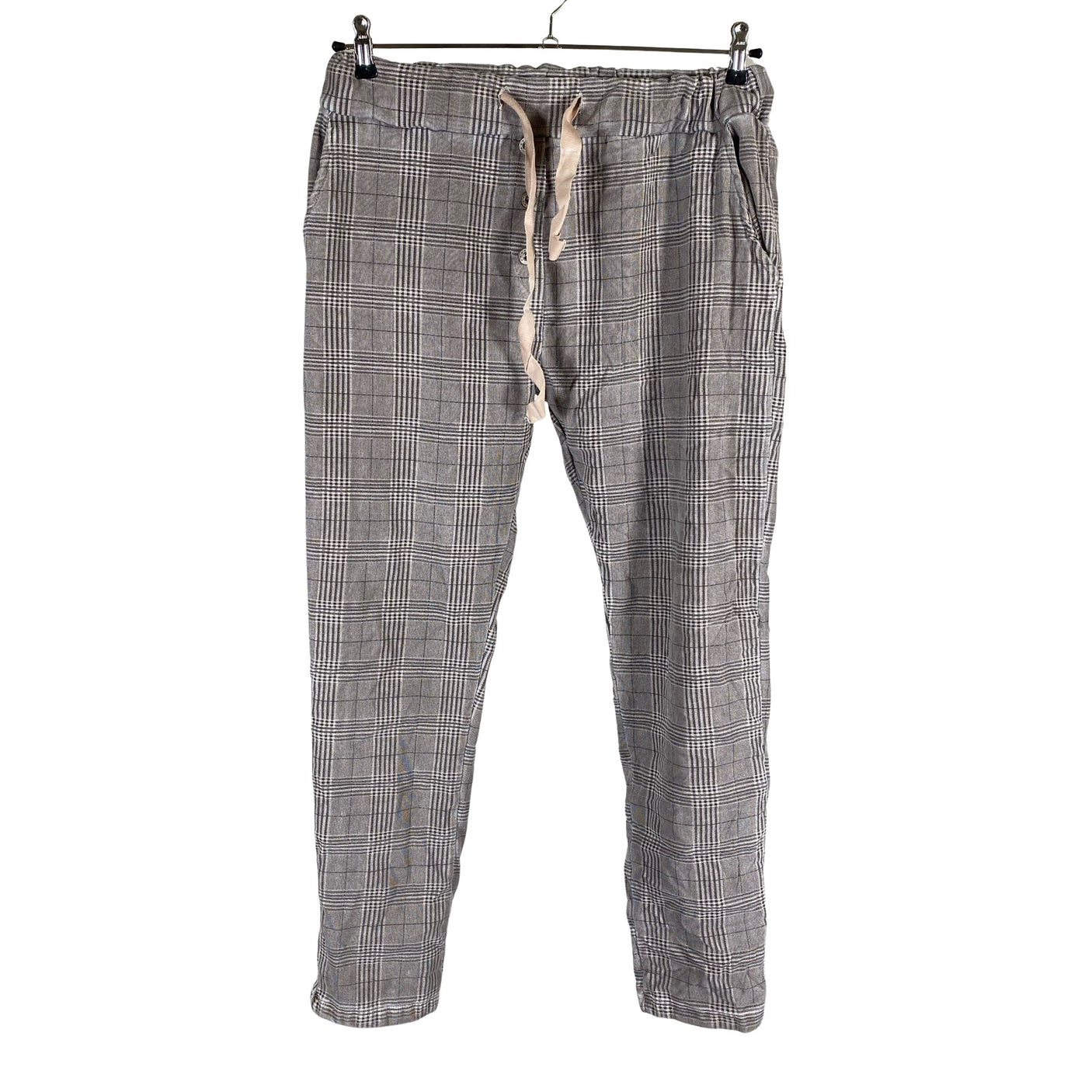 Unisex Perfect Jeans - Mittevenivad püksid, suurus 38 - Hall (1)