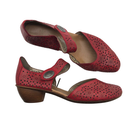 Unisex Rieker - Kontsakingad, suurus 39 - Punane ()