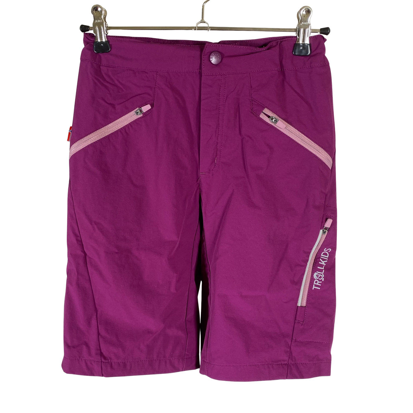 Unisex Trollkids - Lühikesed spordipüksid, suurus 122 - 128 - Lilla (1)