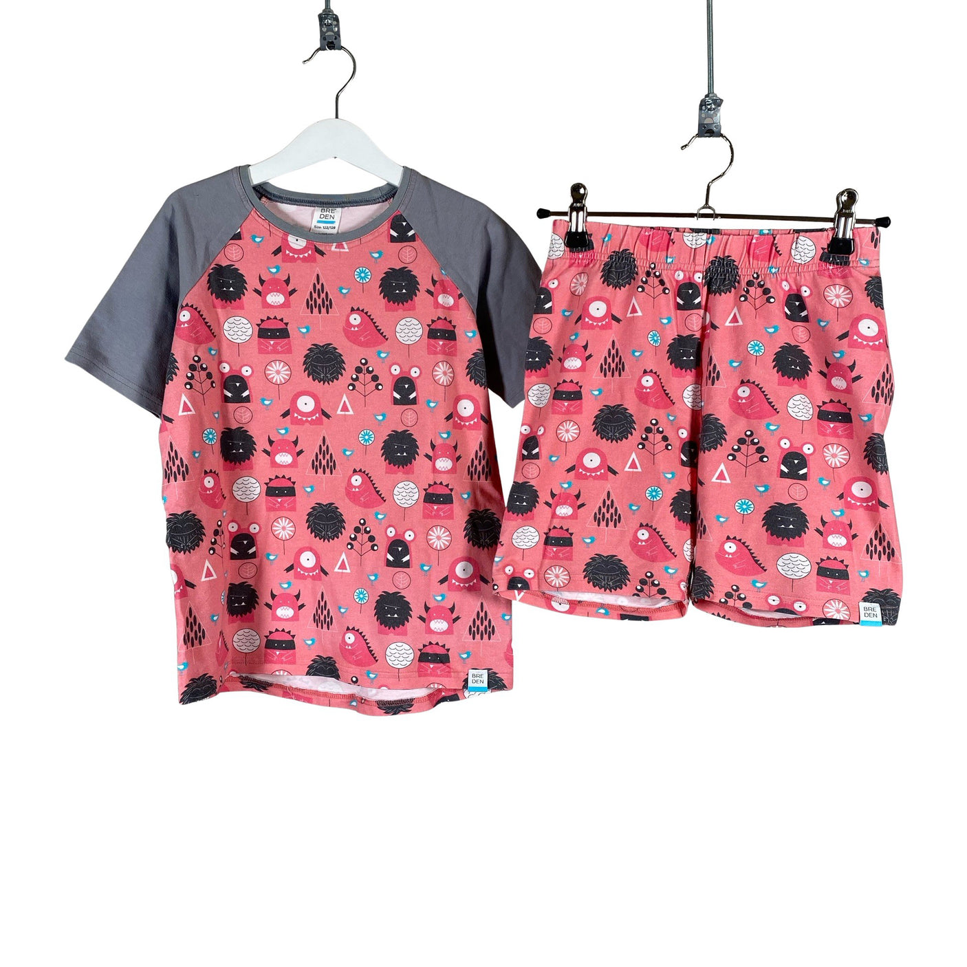 Unisex Breden - T-särk, suurus 122 - 128 - Heleroosa (1)