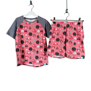 Unisex Breden - T-särk, suurus 122 - 128 - Heleroosa (1)