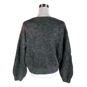 Unisex Grace & Mila - Kampsun, suurus 40 - Pruun (2)