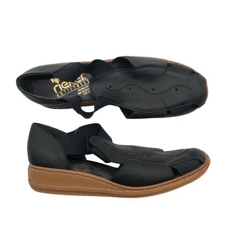 Unisex Rieker - Mokassiinid, suurus 41 - Must ()