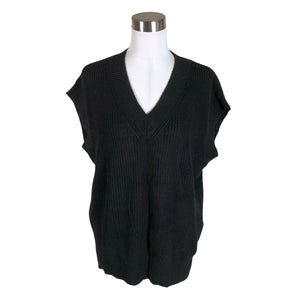 Unisex InWear - Kootud vest, suurus 38 - Must (1)