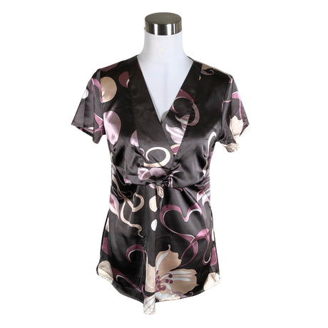 Unisex Voglia - Lühikeste käistega pluus, suurus 38 - Lilla ()