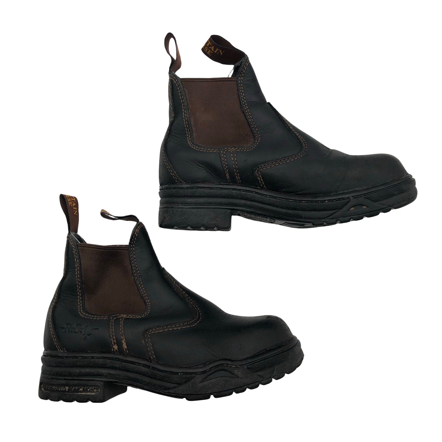 Unisex Mountain Horse - Poolsaapad, suurus 35 - Must (1)