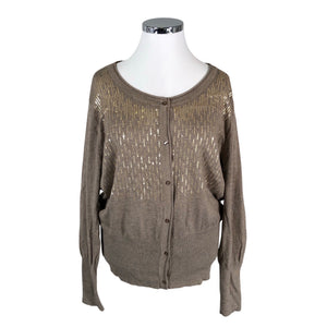 Unisex Carambola - Kardigan, suurus 48 - Beige (1)
