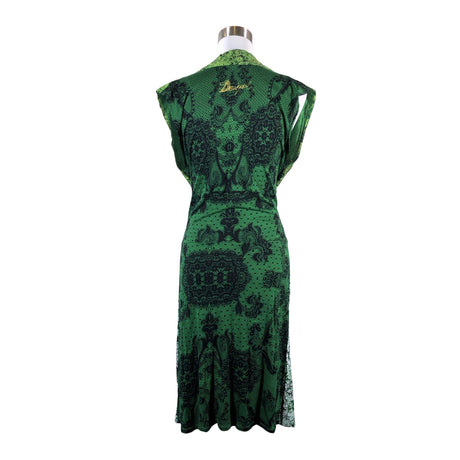 Unisex Desigual - Trikotaažist kleit, suurus 40 - Roheline (2)