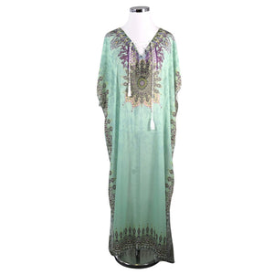 Unisex Mosa Interiors - Maksikleit, suurus 44 - Roheline (1)