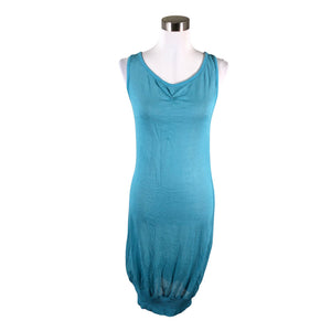 Unisex Mötivi - Kootud kleit, suurus 40 - Türkiis (2)