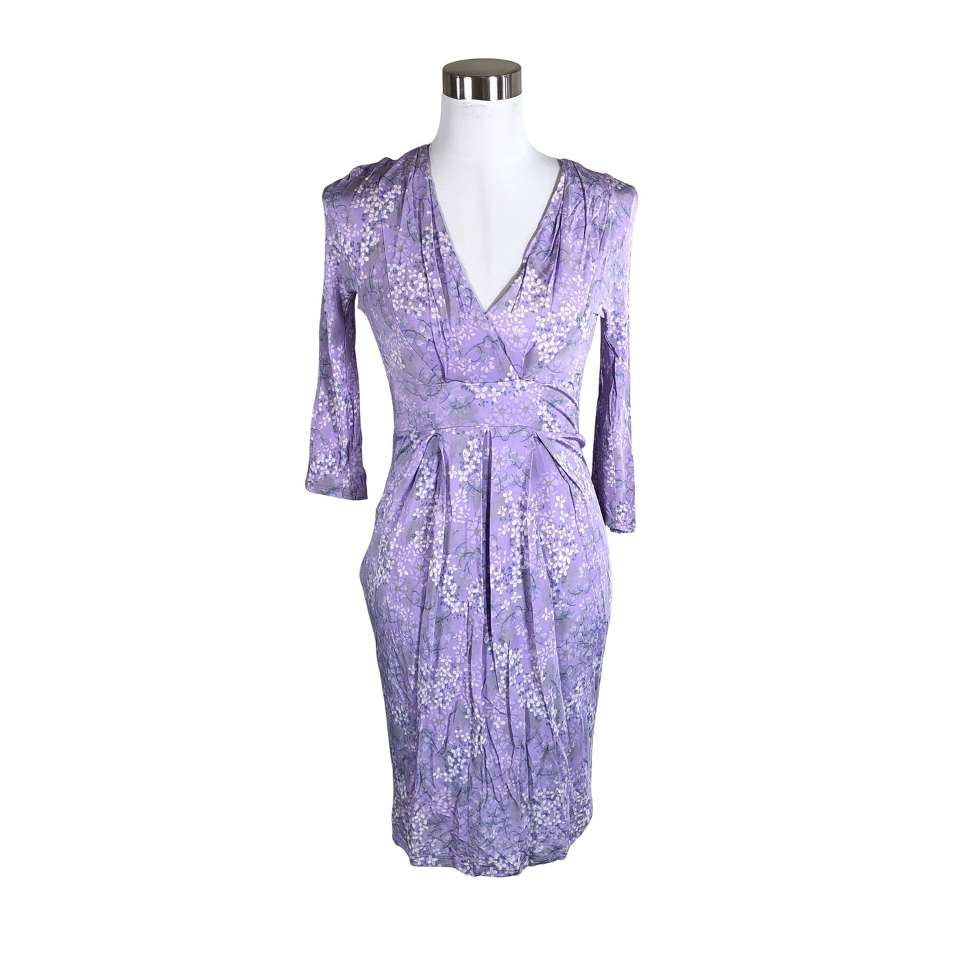 Unisex Mötivi - Trikotaažist kleit, suurus 36 - Lilla (1)