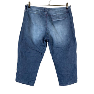 Unisex Benetton - Mittevenivad poolpikad püksid, suurus 40 - Sinine (2)