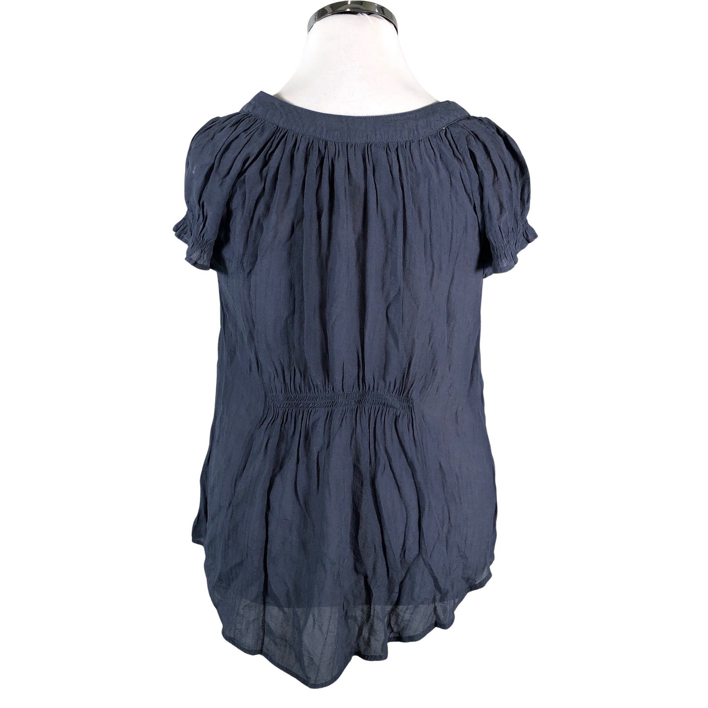 Unisex Saint Tropez - Lühikeste käistega pluus, suurus 42 - Sinine (2)