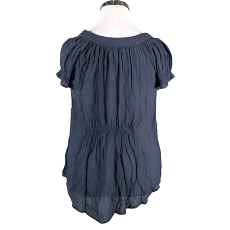 Unisex Saint Tropez - Lühikeste käistega pluus, suurus 42 - Sinine (2)