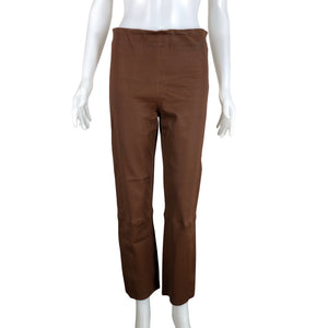 Unisex by Malene Birger - Nahkpüksid, suurus 38 - Pruun (1)