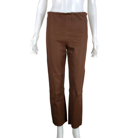 Unisex by Malene Birger - Nahkpüksid, suurus 38 - Pruun ()