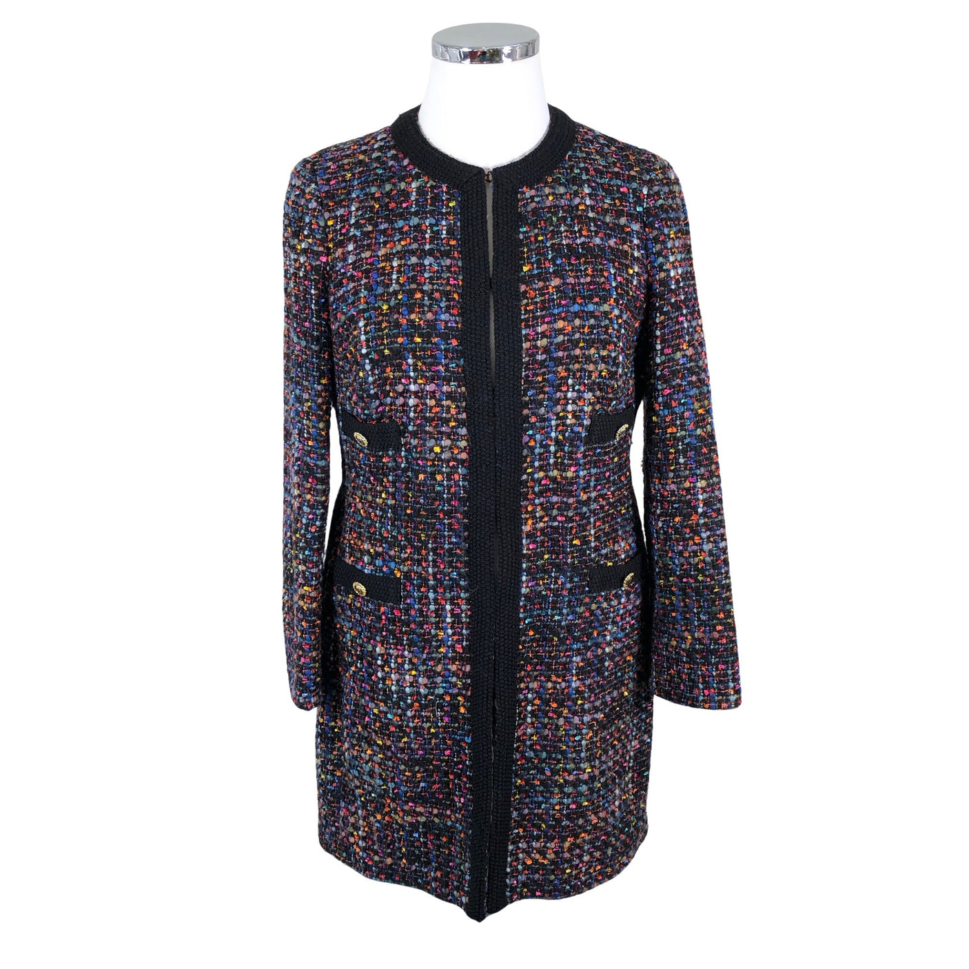 Unisex Luisa Cerano - Villane mantel, suurus 42 - Must (1)
