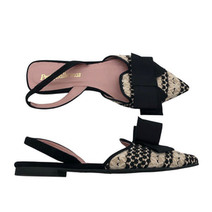 Unisex Pretty Ballerinas - Lahtise kannaga jalanõud, suurus 39 - Must (1)