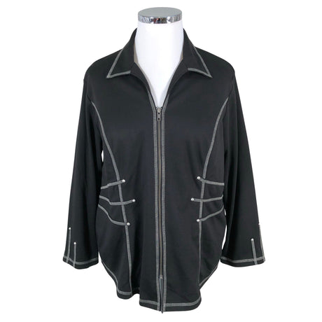 Unisex Liva - Dressikangast jakk, suurus 44 - Must ()
