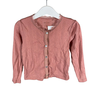 Unisex Noa Noa - Kardigan, suurus 98 - 104 - Heleroosa (1)